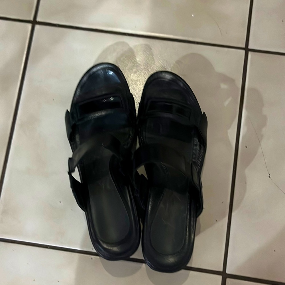 NAOT Black stylish sandals with small heel